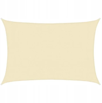 Kreminė baldachimas nuo saulės, 3x4,5 m, Hdpe
