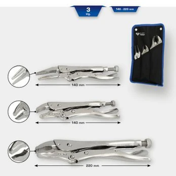 Suspaudžiamų replių rinkinys KS TOOLS BT065003