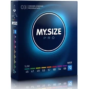 Prezervatyvai MY SIZE PRO 72 mm 3 vnt kaina