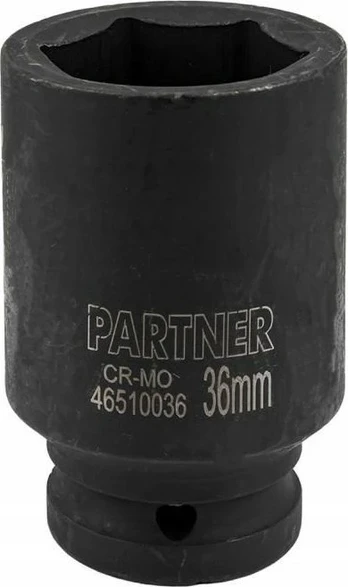 Partner 3/4" 36 mm gylio smūginis lizdas (6 taškų)