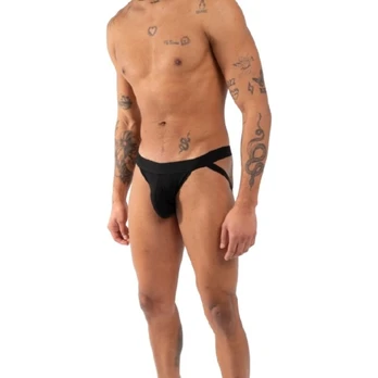 BURN 011 Double Black jockstrapas S