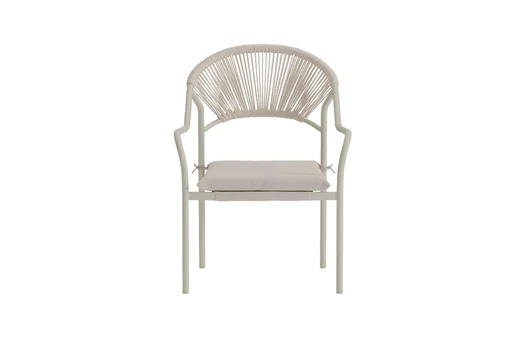 Paros Dining Chair - Beige / Beige