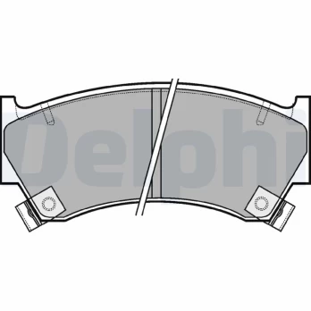 DELPHI LP1590 Brake pad set