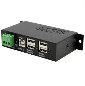 USB koncentratorius „Exsys EXSYS EX-1163HMS“ – 4 prievadų USB 2.0 koncentratorius, metalinis