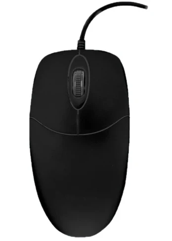 Cherry WASHABLE SCROLL WHEEL Pelė/WATERTIGHT USB Juodas