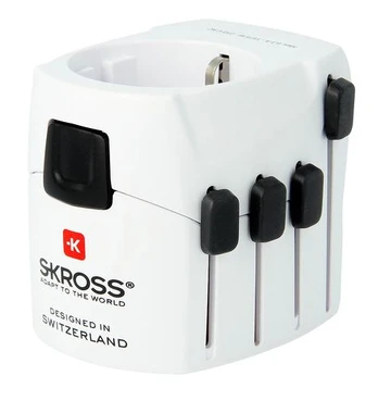 Adapteris SKROSS 230V 7A PRO AU/CN/UK/US/IT lizdas EU