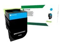 Tonerių kasetė Lexmark 80C2HCE, mėlyna