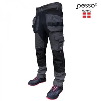 Darbo kelnės Pesso KD126P TITAN Flexpro, pilkos