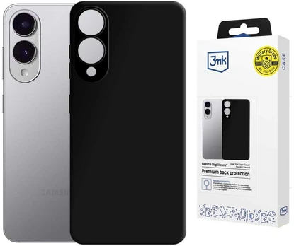 Dėklas 3MK Hardy MagSilicone do Samsung Galaxy S25 Edge juoda