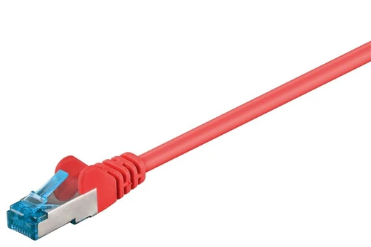 Goobay Kabelis LAN Patchcord CAT 6A S/FTP raudona 0,25m