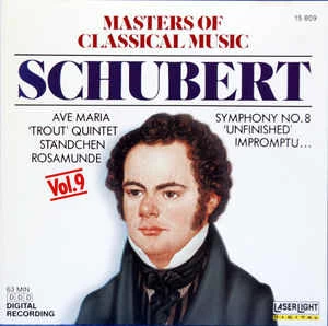 CD Schubert* - Masters Of Classical Music Vol.9 Schubert