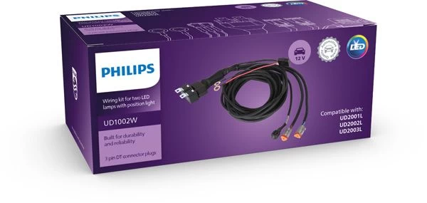 Diržai, priekinis žibintas PHILIPS UD1002WX1