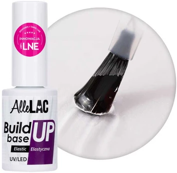 Gelinio nagų lako bazė Build Up Base Elastic AlleLac, 5 g