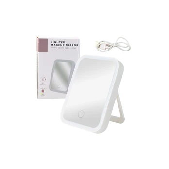 Lean LED Illuminated Mirror 3 Lighting Modes 90° Tilt Angle Baltas