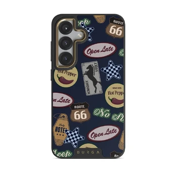 Open Late - Samsung Galaxy S25 Plus Case, Elite Dark (Magnetic) / Gold