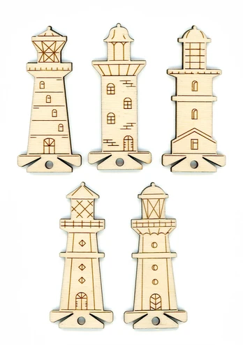 Spool Set Lighthouses (10 pcs) OR-061