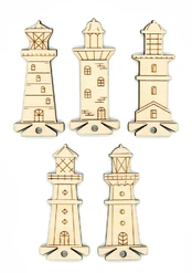 Spool Set Lighthouses (10 pcs) OR-061 kaina