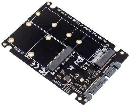 MicroConnect Adapteris 2,5" SATA do M.2 lub mSATA SSD (MC-SSDSATACONV)