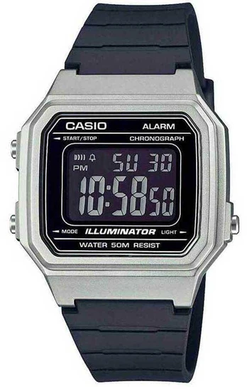 UNISEX CASIO W-217HM-7B LAIKRODIS + DĖŽĖ