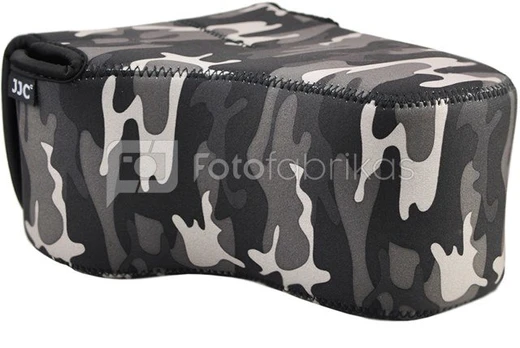 JJC OC MC3GR Neopreen Camera Cover Camouflage Grey