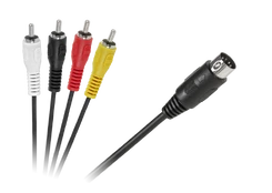 LP Inne Kabelis DIN-4 x RCA 1,8m kaina