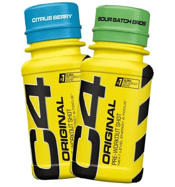 Cellucor C4 Pre-workout shot, Sour Batch Bros, 60 ml