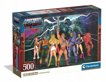 Clementoni CLE puzzle 500 Compact MastersOfTheUniverse 35624