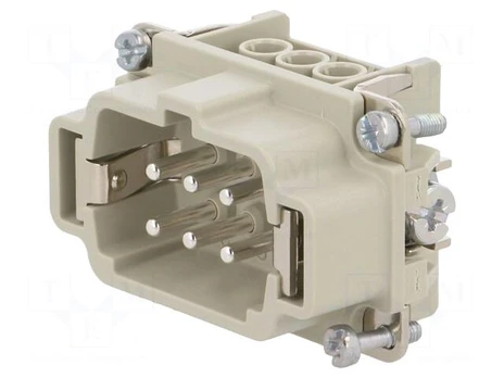 Connector: rectangular | male | EPIC H-BE | PIN: 6 | 6+PE | size H-B 6