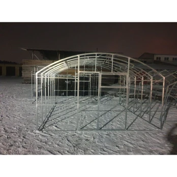 Šiltnamis Nova Tandem (plotis 3,5m), danga 4mm, 8m