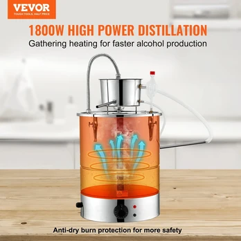 Distiliavimo aparatas 1800 W talpa 30 l