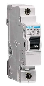 Hager Jungiklis 1P C 3A 6kA AC MCN103E