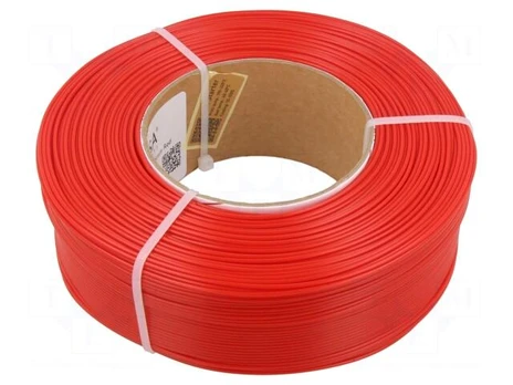 Filament: PLA | 1.75mm | red | 185÷225°C | 1kg | Table temp: 40÷60°C