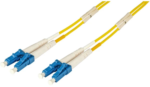 EFB Duplex Jumper LC-LC 9/125, OS2, LSZH, gelb, 2.0mm, 1m