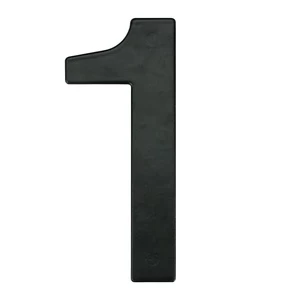 Durų numeris Haushalt MB-1, 145 mm, metalas, juoda