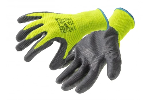 VECHTE nitrile-coated protective gloves žalias/dkgrey (12 pairs/pack) 11