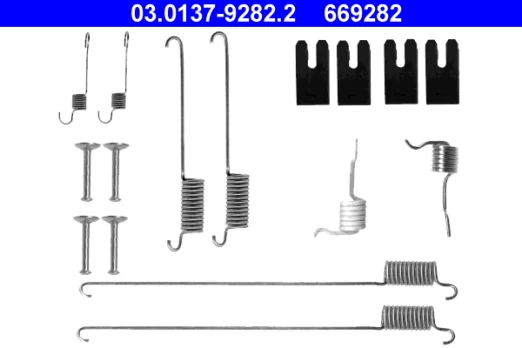 ATE 03.0137-9282.2 Brake shoe fitting kit