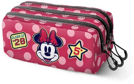 Karactermania Disney Minnie Class triple pencil case