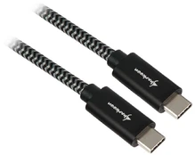 Laidas Sharkoon USB-C, USB-C, 1 m kaina