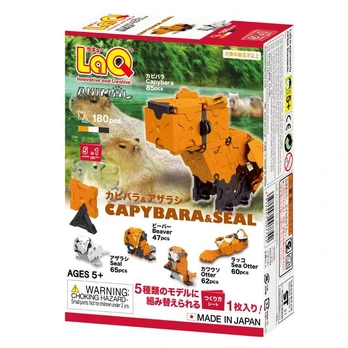 Konstruktorius Laq World Capybara & Seal, plastikas