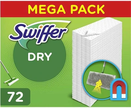 Swiffer Sweeper Dry Floor Wipes, 72 pcs