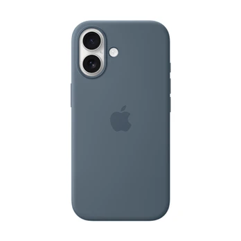 iPhone 17 Silicone Case with MagSafe - Anchor Blue