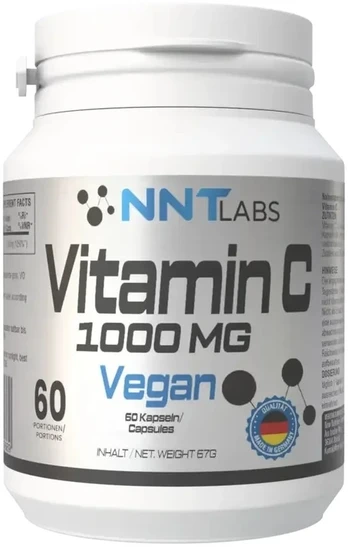 Vitaminas C NNT Labs 1000 mg, 60 kapsulių