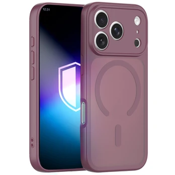 Dėklas 3mk Misty MagCase Deep Cherry na iPhone 17 Pro Max / 18 Pro Max - bordo spalvos