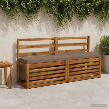 2 dalių suoliuko pagalvÄs VUGHT 2 pcs 100% poliesteris Taupe