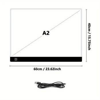LED Šviesos Lenta Piešimui, Tik A2 Light Pad