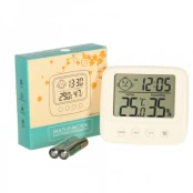 RoGer Hygrometer / Clock / Room thermometer / Humidity meter / LCD kaina