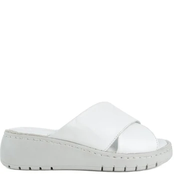 GRUNER SCHUHE Basutės moterims, Balta, Sandals