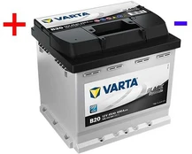 VARTA B20 45Ah 400A (EN) 12V akumuliatorius kaina