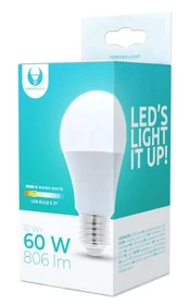 TelForceone LED lemputė E27 A60 10W 230V 3000K 806lm Forever Light kaina