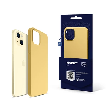 3MK Dėklas Hardy Silicone MagCase Geltona Apple iPhone 15 Plus